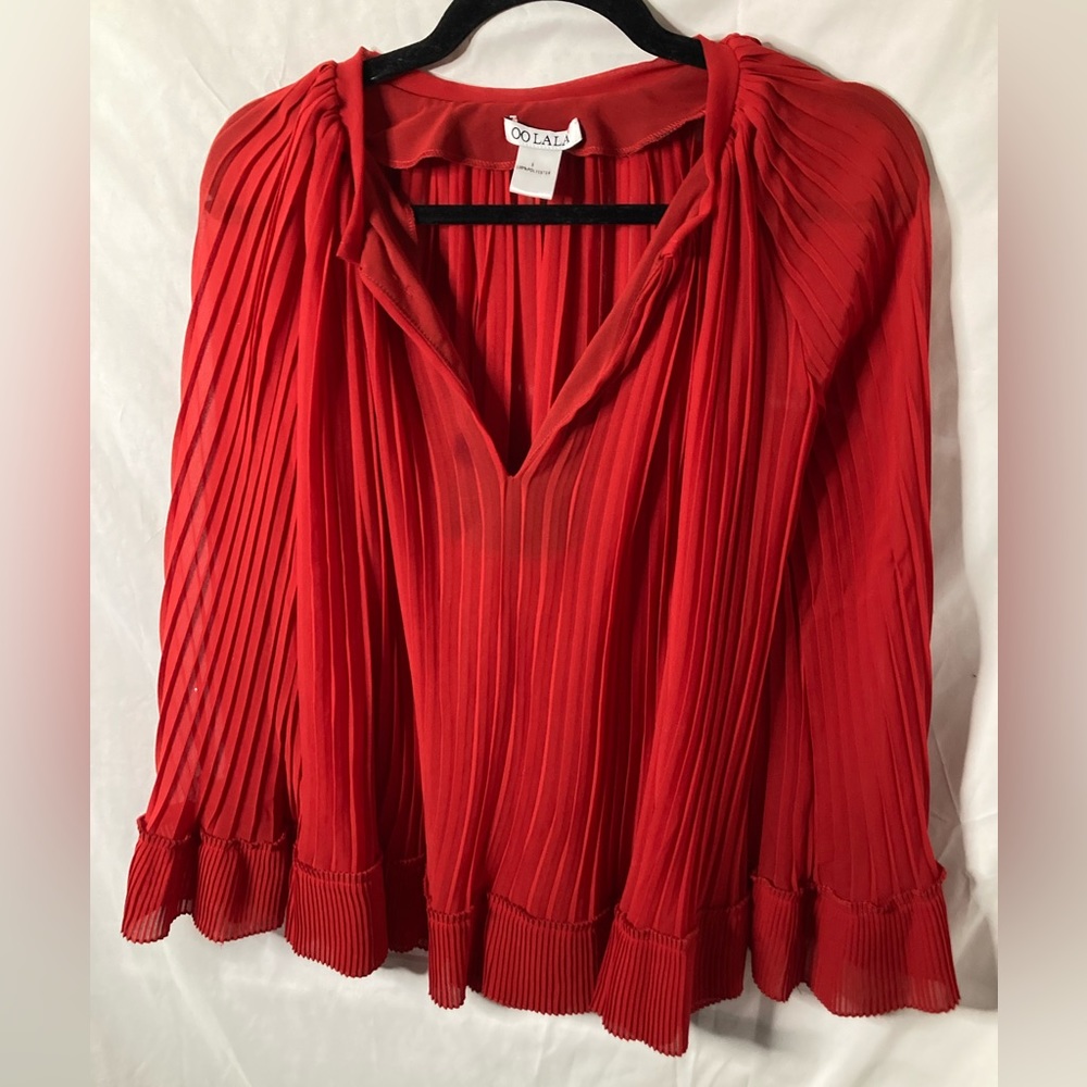 Romantic Sheer Red Lingerie shirt❤️